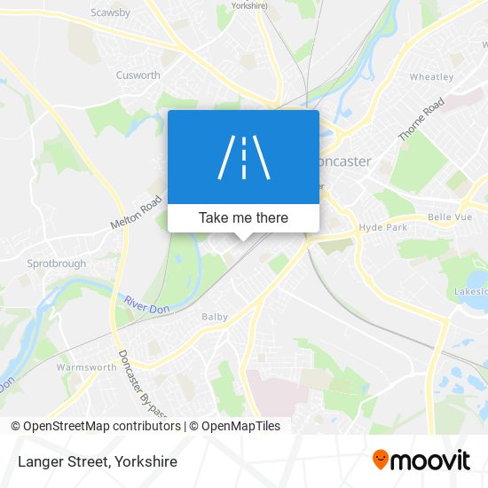 Langer Street map