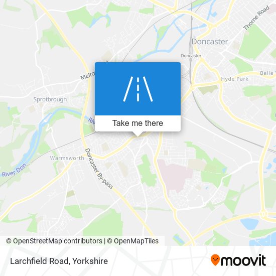 Larchfield Road map