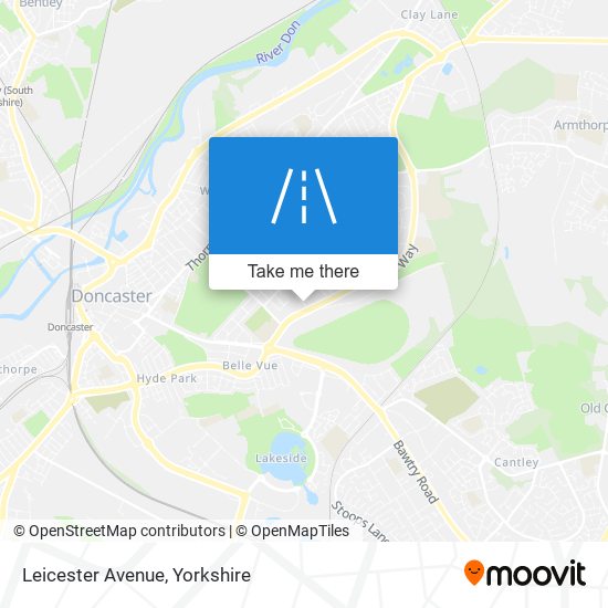 Leicester Avenue map