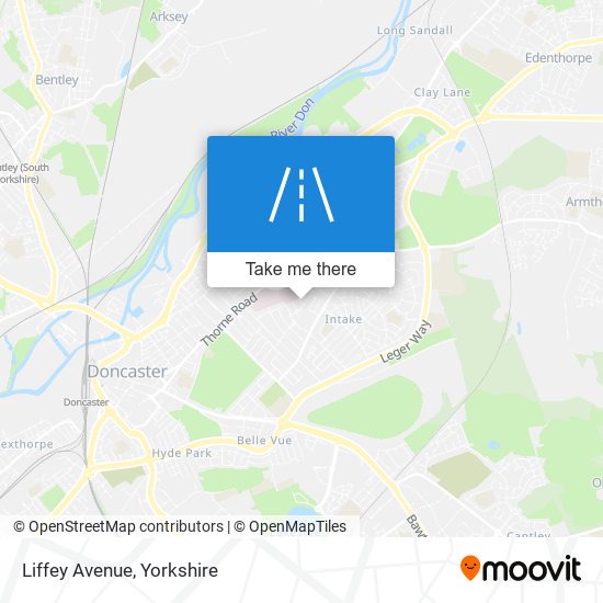 Liffey Avenue map
