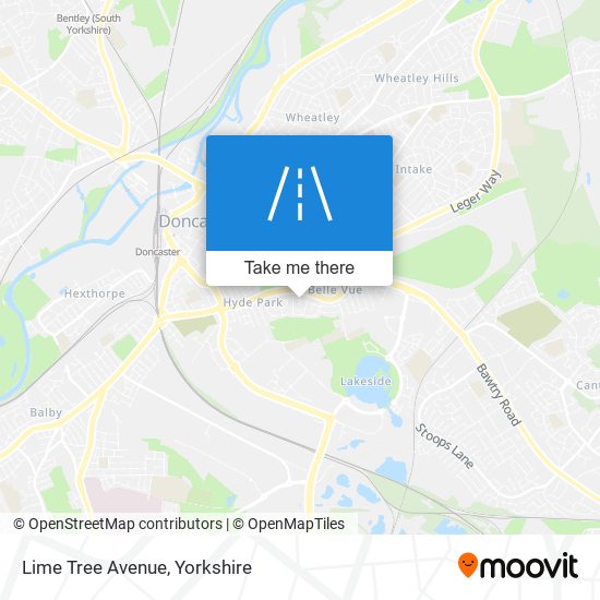 Lime Tree Avenue map