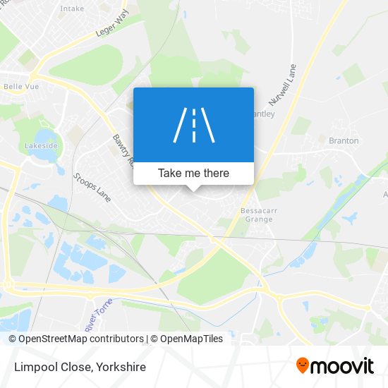 Limpool Close map
