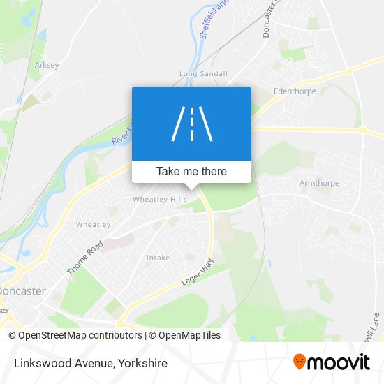 Linkswood Avenue map