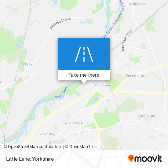Little Lane map