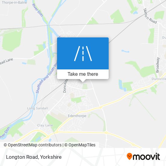 Longton Road map