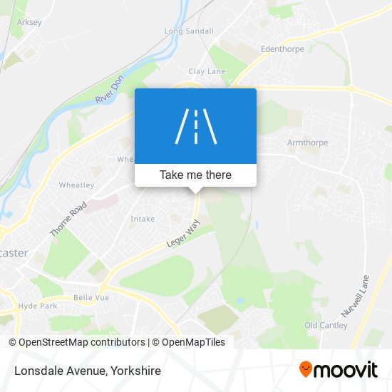 Lonsdale Avenue map