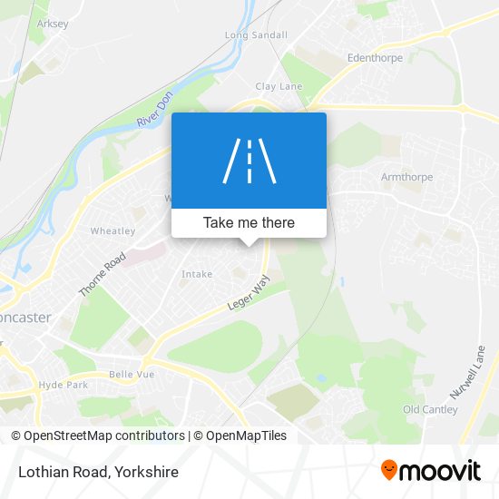 Lothian Road map