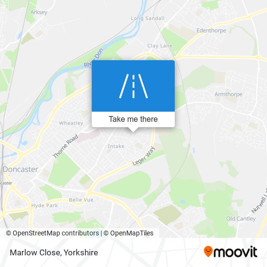 Marlow Close map