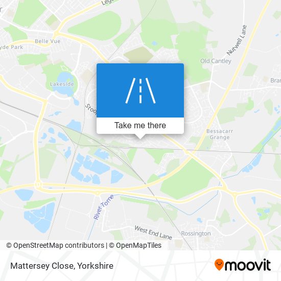 Mattersey Close map