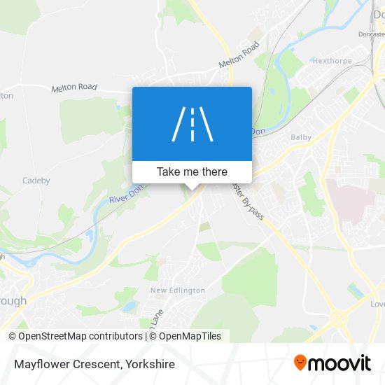 Mayflower Crescent map