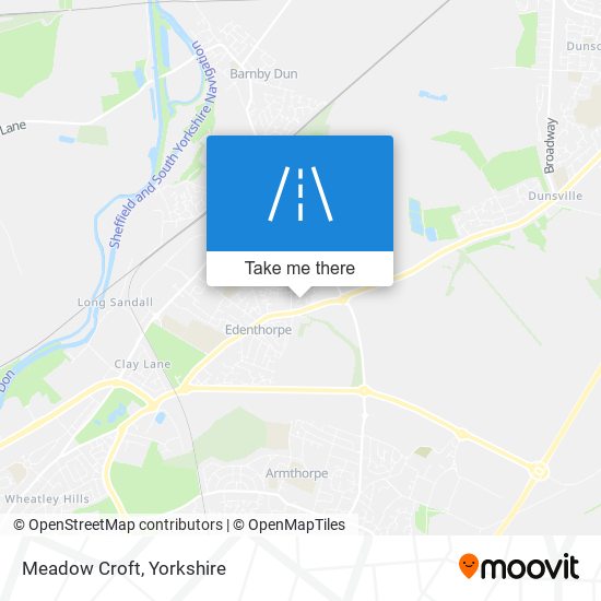 Meadow Croft map