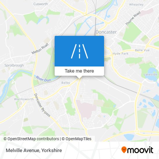 Melville Avenue map
