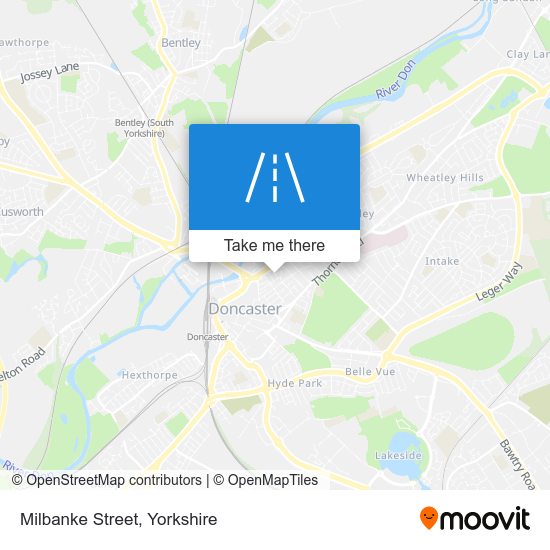 Milbanke Street map