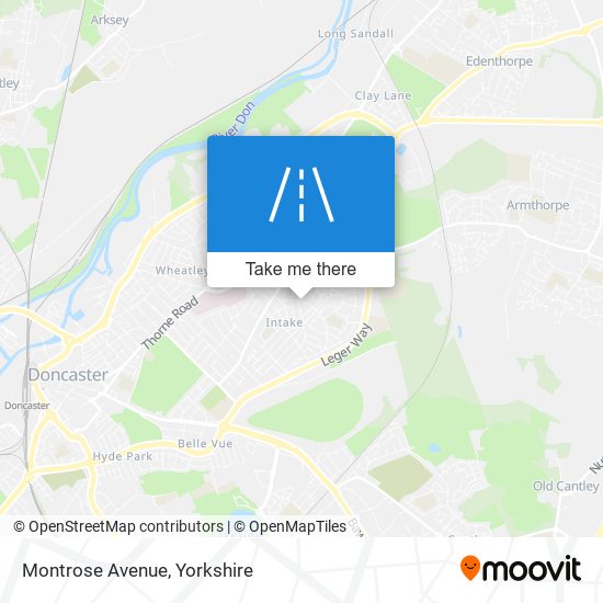 Montrose Avenue map