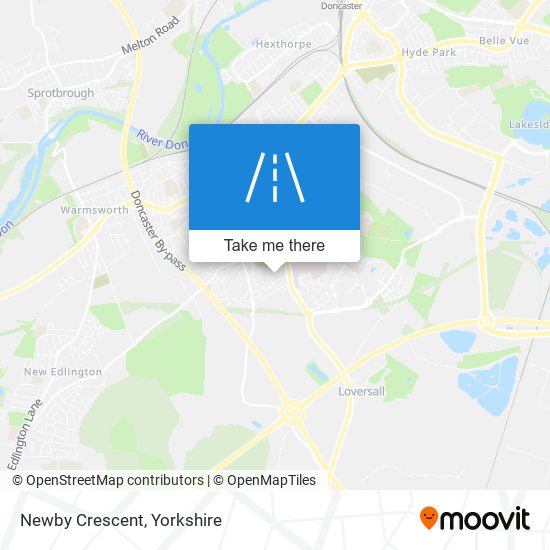 Newby Crescent map