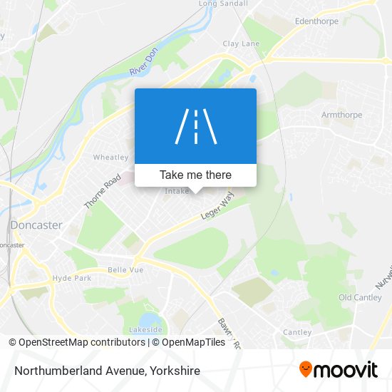 Northumberland Avenue map