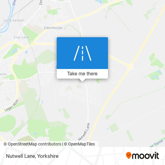 Nutwell Lane map
