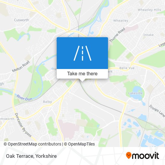 Oak Terrace map