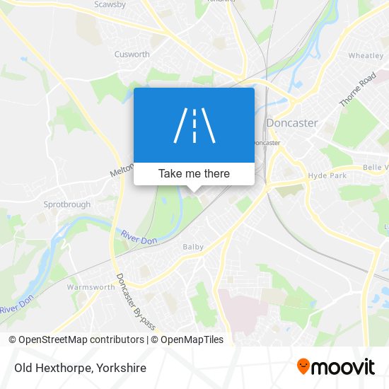 Old Hexthorpe map