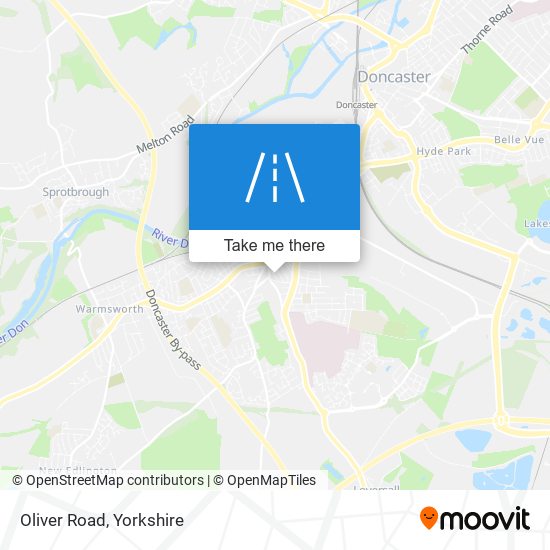 Oliver Road map