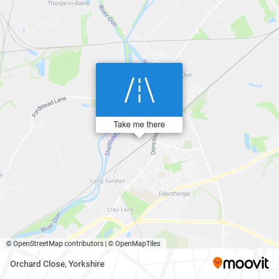 Orchard Close map