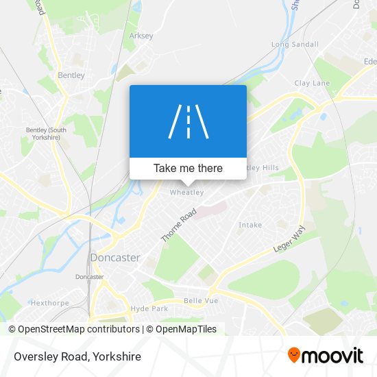 Oversley Road map