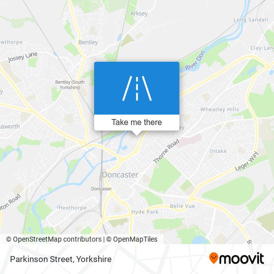 Parkinson Street map