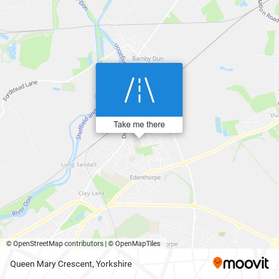 Queen Mary Crescent map