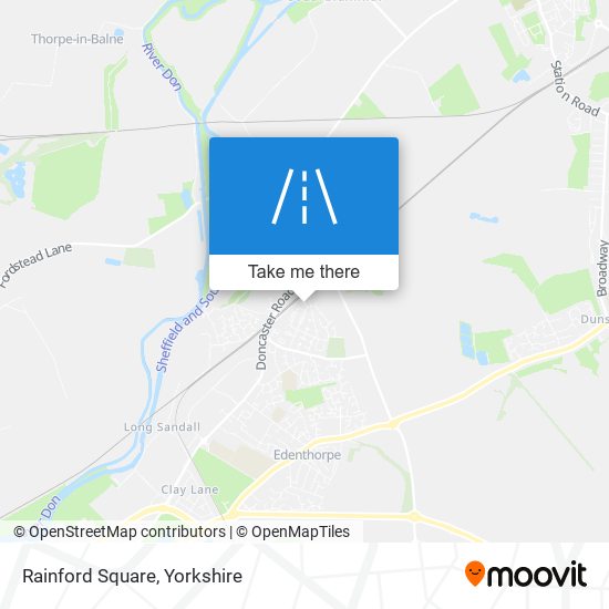 Rainford Square map
