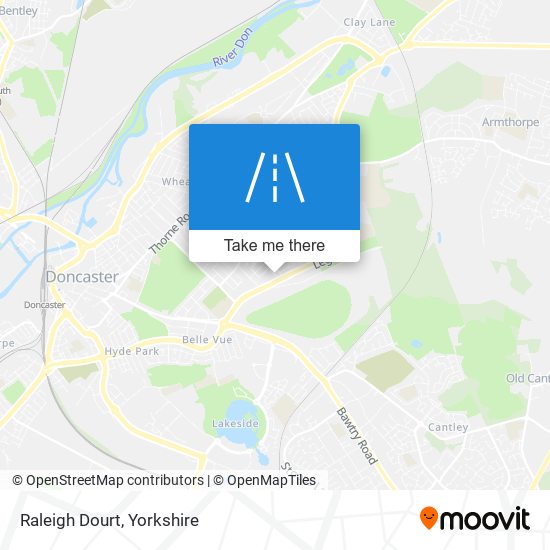 Raleigh Dourt map