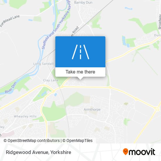Ridgewood Avenue map