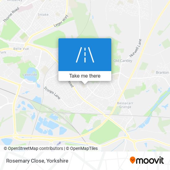 Rosemary Close map