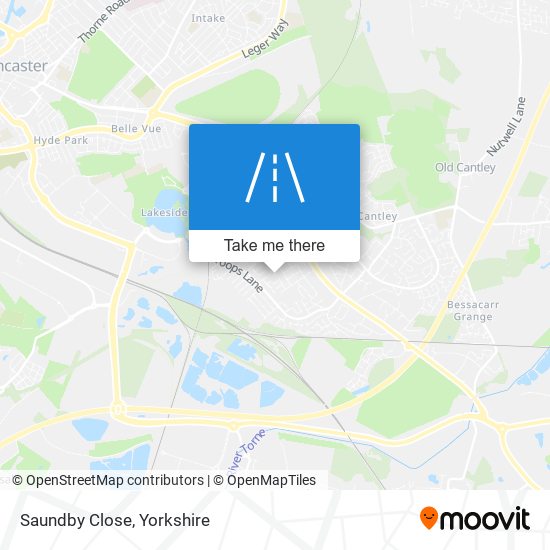Saundby Close map