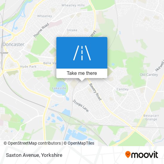 Saxton Avenue map