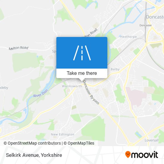 Selkirk Avenue map