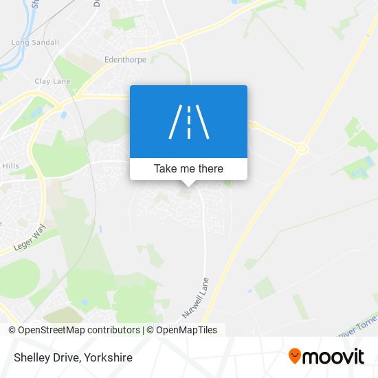 Shelley Drive map