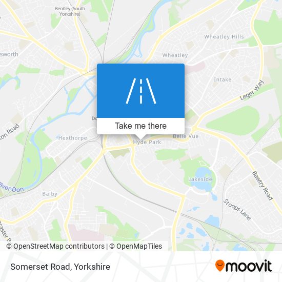 Somerset Road map
