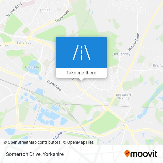 Somerton Drive map