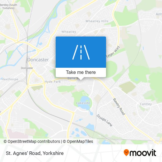 St. Agnes' Road map