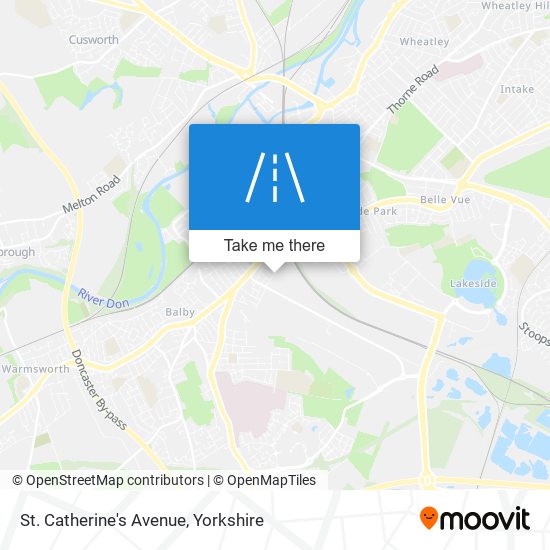 St. Catherine's Avenue map
