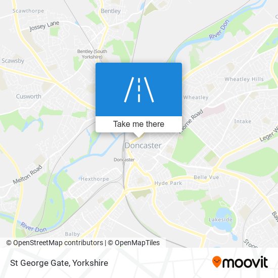 St George Gate map