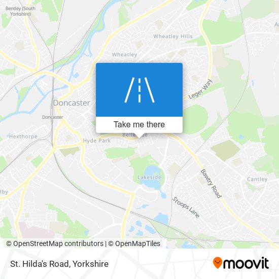 St. Hilda's Road map