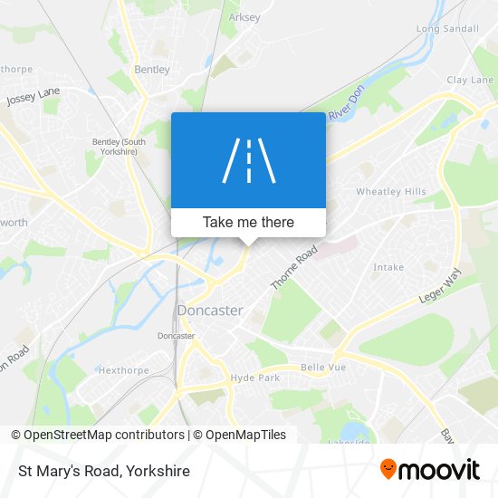 St Mary's Road map