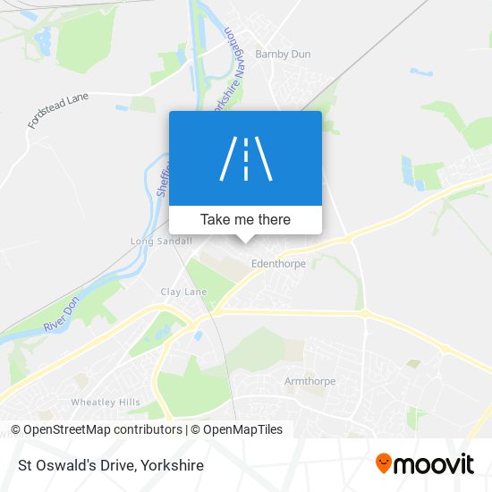 St Oswald's Drive map