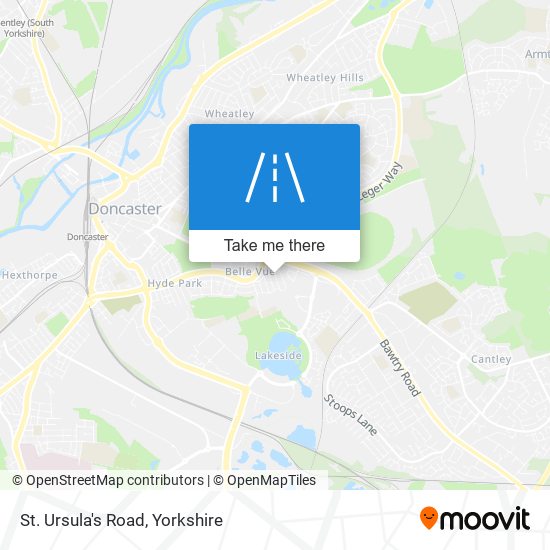 St. Ursula's Road map