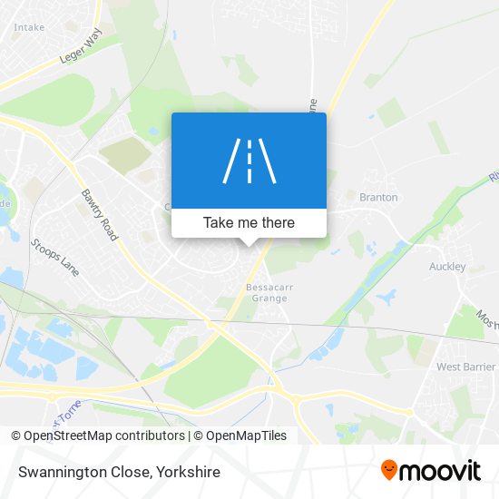 Swannington Close map