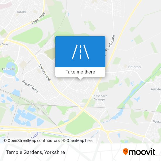 Temple Gardens map