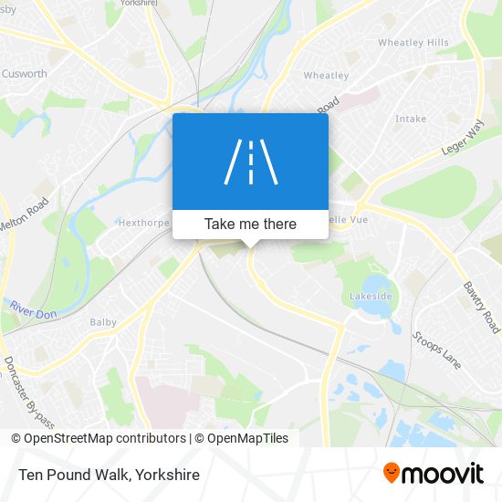 Ten Pound Walk map