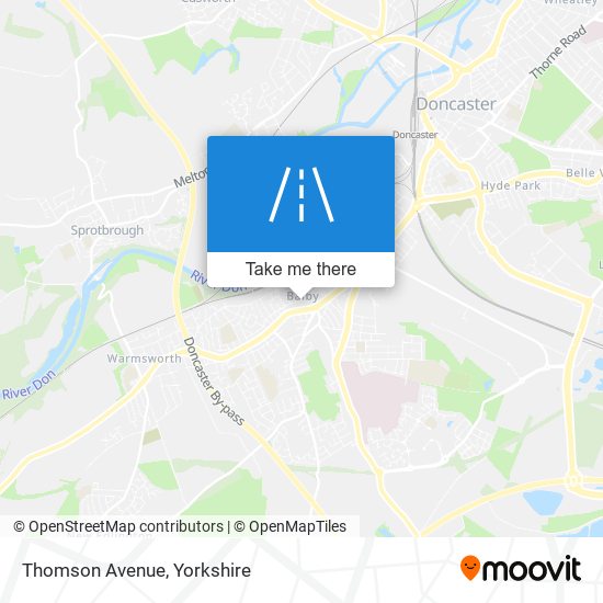 Thomson Avenue map