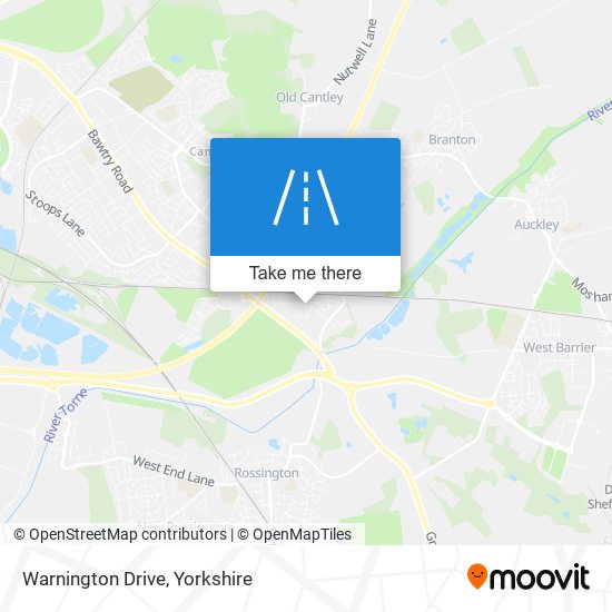 Warnington Drive map